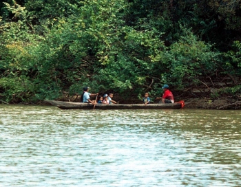 Guyana's rivers: main travel routes...