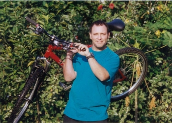 ... with bike an nature guide Courtenay Rooks 