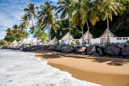 Beach and beach bungalows