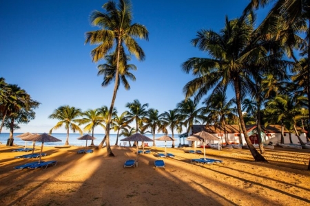 One of two dreamy beaches of the hotel