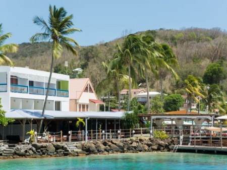 Hotel view from the sea