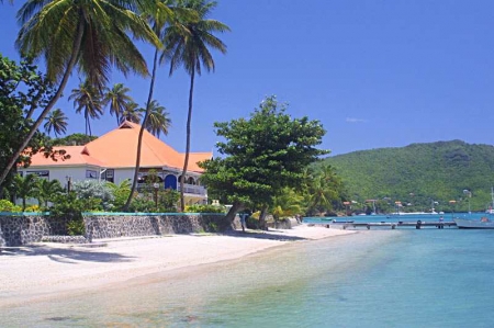 hotel view from beach