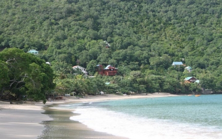 Hotel view from the beach
