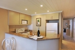 Kitchen in a Deluxe One Bedroom suite (example)