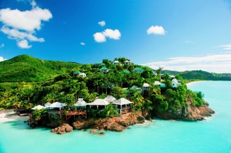 Ariel View of Cocos Hotel