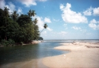 Salybia Resort: the lagoon next to the hotel