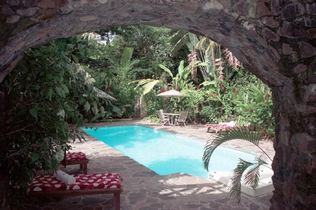 Pool in the patio